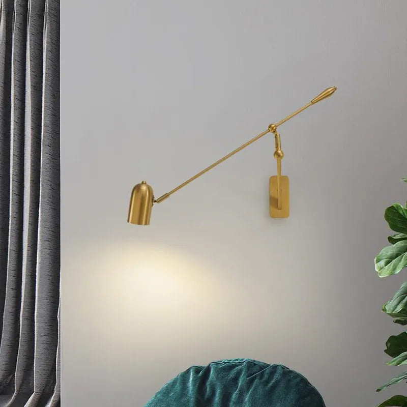 applique murale à led rétractable avec bras pliable - vue 5 sur 10