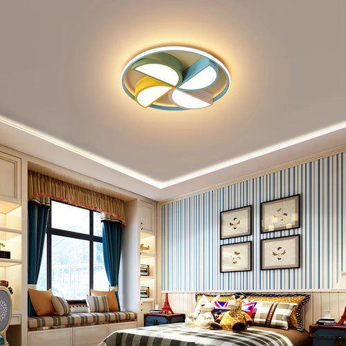 plafonnier led créatif avec télécommande pour enfant décoratif mignon - vue 3 sur 10