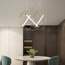 suspension circulaire post-moderne créative luxe design élégant