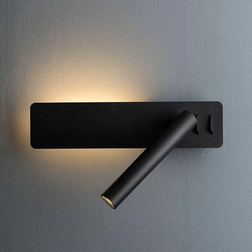 Applique murale led rotative 6w 3w chambre tête lit livre nuit - vue 9 sur 8