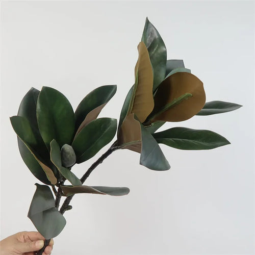 branche de magnolia artificiel grande taille pour décoration intérieure - vue 5 sur 6