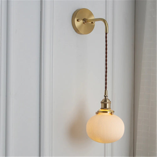 applique murale en porcelaine blanche design nordique élégant pour intérieur - vue 10 sur 12