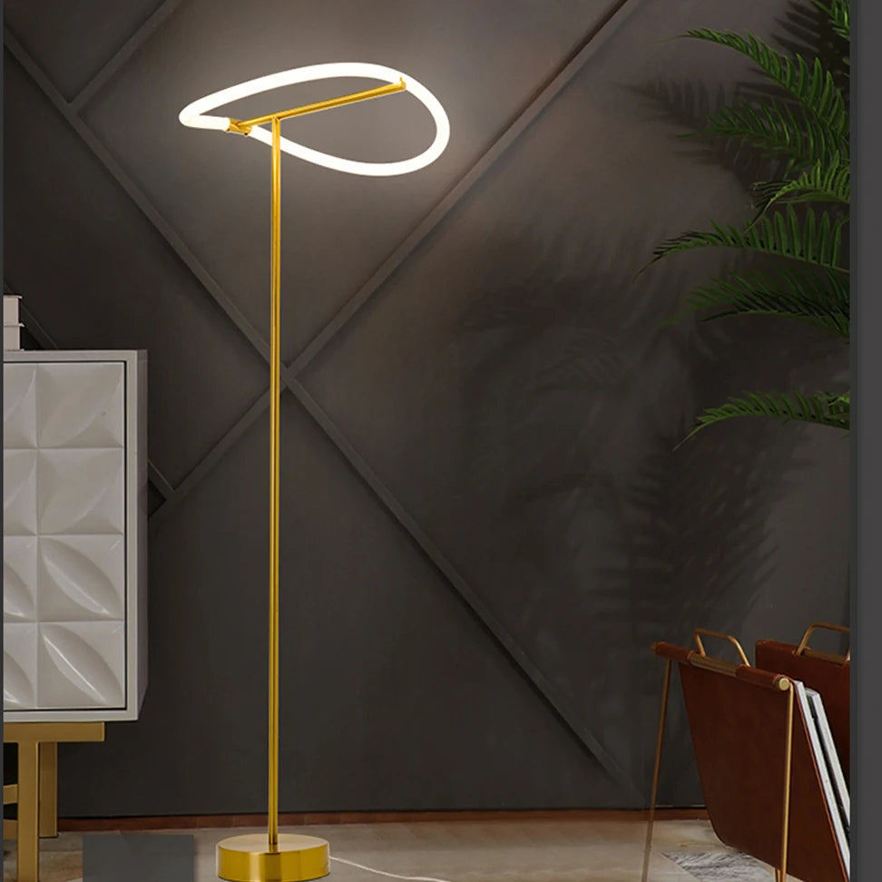 LED postmoderne musique Notes LED lumière lampadaire foyer étude - vue 3 sur 21