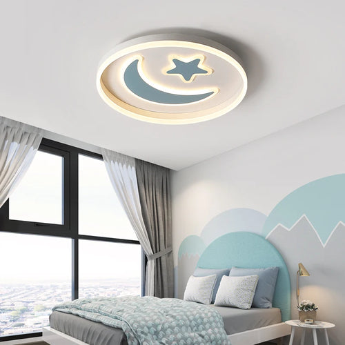 plafonnier led moderne simple luminosité dimmable maison