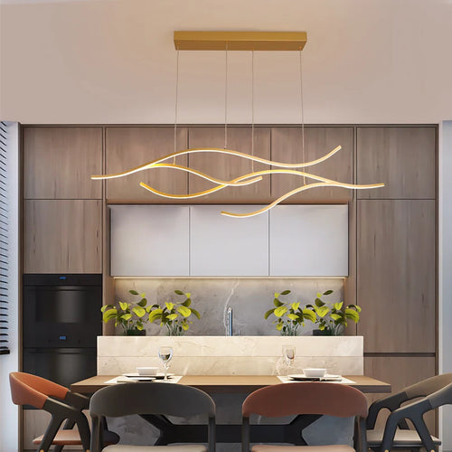 lustre led moderne créatif pour éclairage intérieur décoratif - vue 2 sur 10