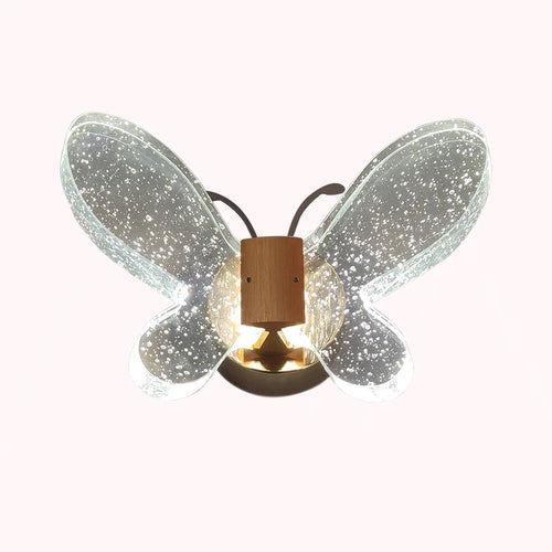 applique murale papillon en cristal moderne pour décoration intérieure - vue 6 sur 7