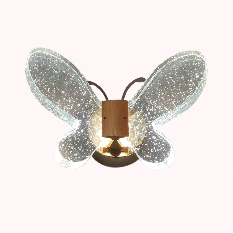 applique murale papillon en cristal moderne pour décoration intérieure - vue 5 sur 7