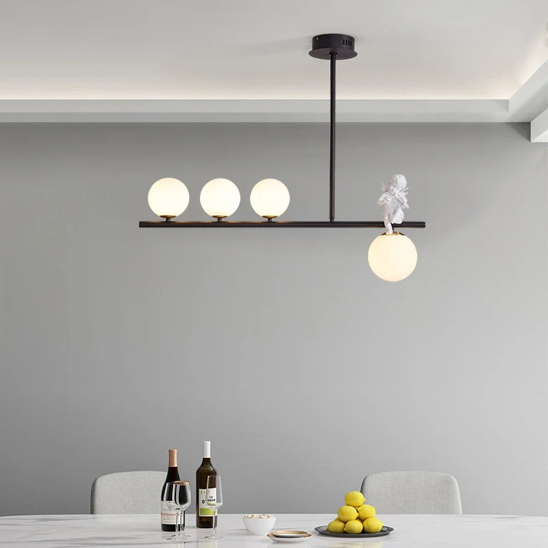 lustre moderne en verre design pour décoration intérieure - vue 1 sur 10
