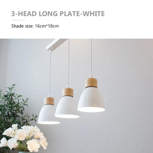 Lustre nordique bois 3 têtes décor - vue 22 sur 26