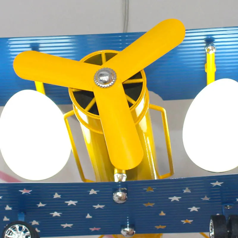 suspension à led en forme d avion pour enfant 2023 - vue 5 sur 8