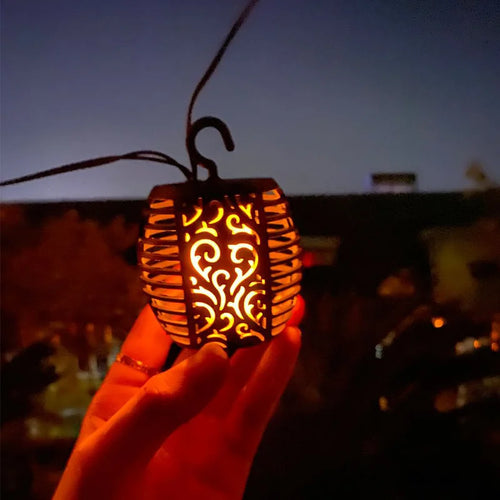 guirlande lumineuse solaire à led étanche pour extérieur avec boules décoratives - vue 2 sur 7