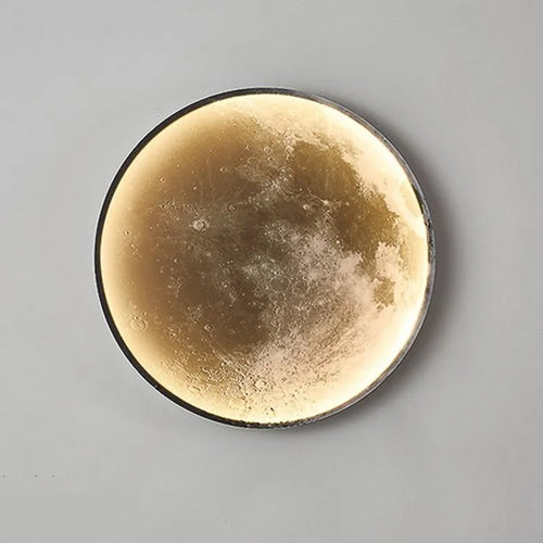 applique murale lune design moderne éclairage décoratif pour intérieur - vue 2 sur 10