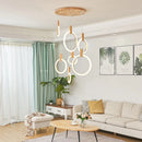 lustre led suspendu style loft pour escalier