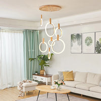 lustre led suspendu style loft pour escalier