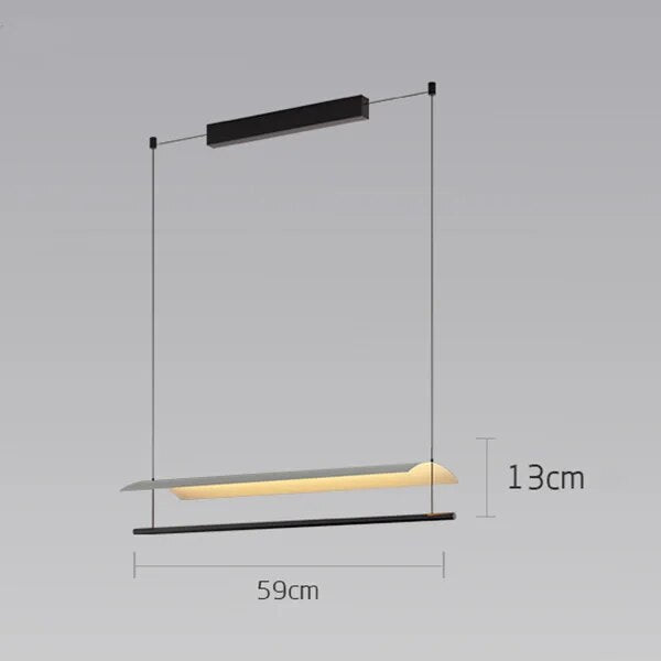 Lustre LED minimaliste design