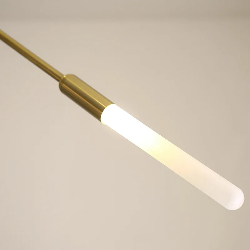 lustre design à plusieurs têtes en fer pour un éclairage moderne - vue 6 sur 6