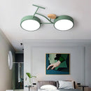 plafonnier led moderne au design nordique monté en surface