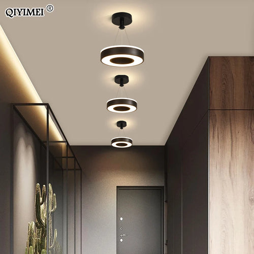 lustres led modernes pour décoration de maison luminaire - vue 4 sur 12