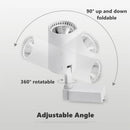 spot led rgb sur rail pour éclairage d'ambiance dynamique