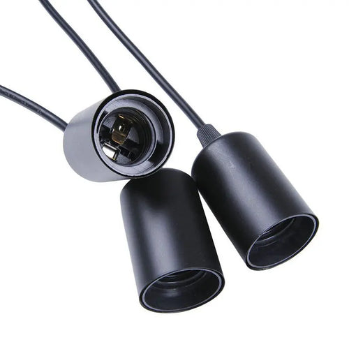 Support suspension LED araignée noir blanc argent - vue 7 sur 11