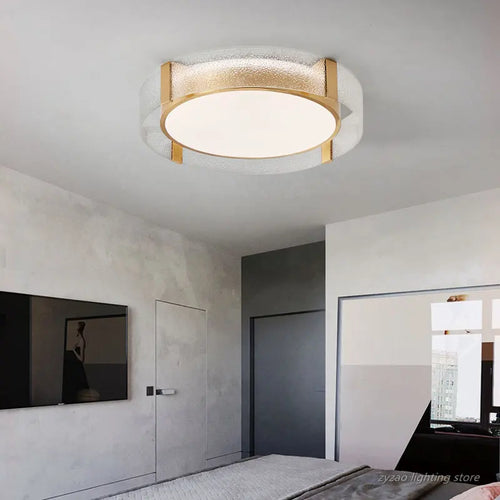 plafonnier en cuivre design moderne pour décoration intérieure créative - vue 5 sur 9