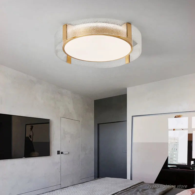 plafonnier en cuivre design moderne pour décoration intérieure créative - vue 5 sur 9