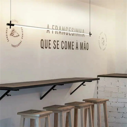 suspension led style minimaliste pour table à manger - vue 3 sur 7