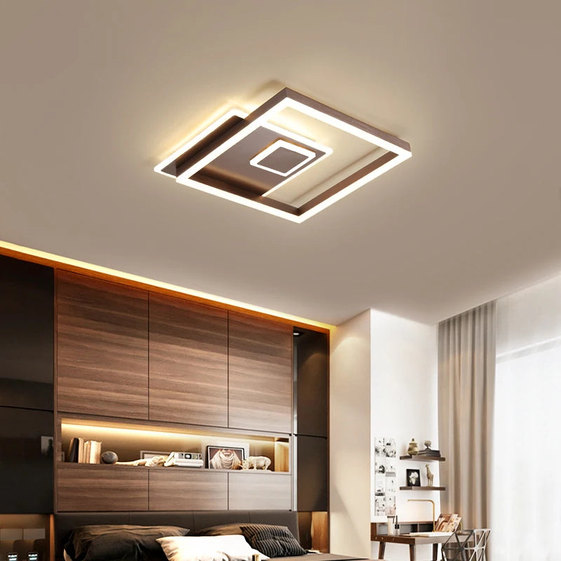 plafonnier led ultra fin pour décoration intérieure élégante - vue 3 sur 14