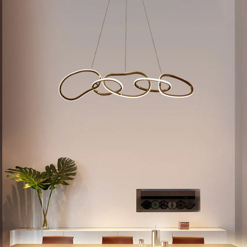 plafonnier led suspendu design moderne pour intérieur décoratif - vue 3 sur 9