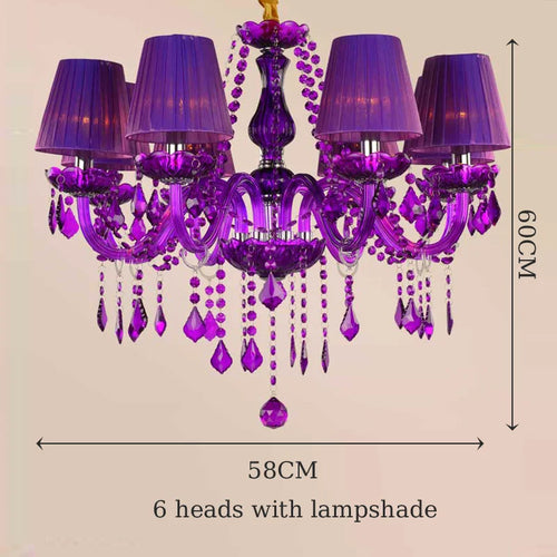 lustre en cristal de luxe pour mariage et restauration - vue 12 sur 13
