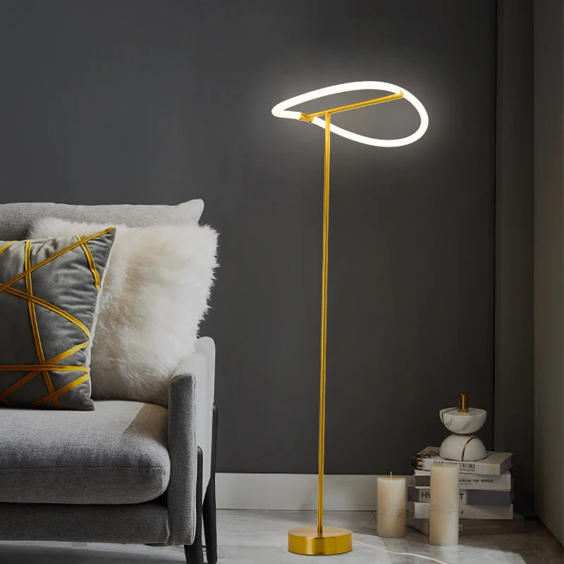 LED postmoderne musique Notes LED lumière lampadaire foyer étude - vue 4 sur 21