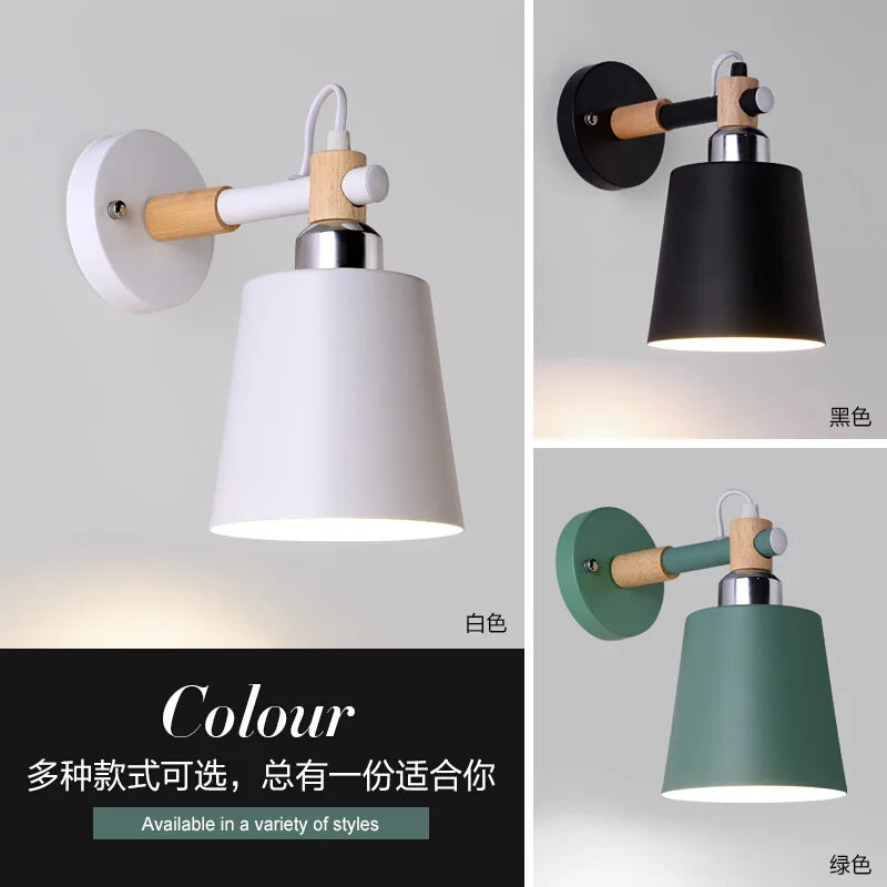 applique murale macaron design moderne pour led luminaires décor luminaria - vue 4 sur 9