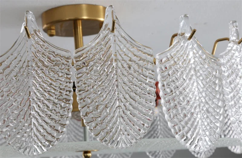 plafonnier en verre design moderne pour intérieur élégant - vue 5 sur 9