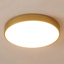 Ultra-mince 5 cm Or LED Plafonnier Moderne Rond Montage En Surface Plafonnier Panneau Lampe Télécommande Lumière Pour Foyer Chambre