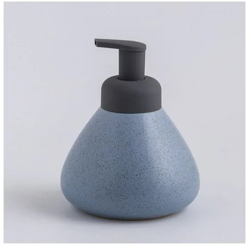 distributeur de savon en céramique mousse pressante pour salle de bain - vue 11 sur 18