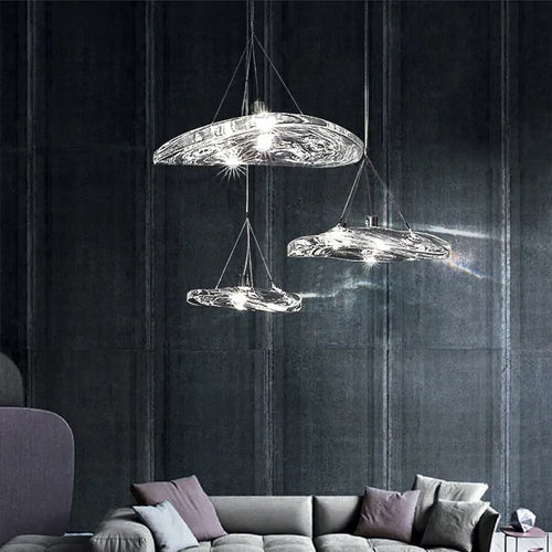 lustre italien design pour restaurant bar et magasin d'habillement - vue 5 sur 6