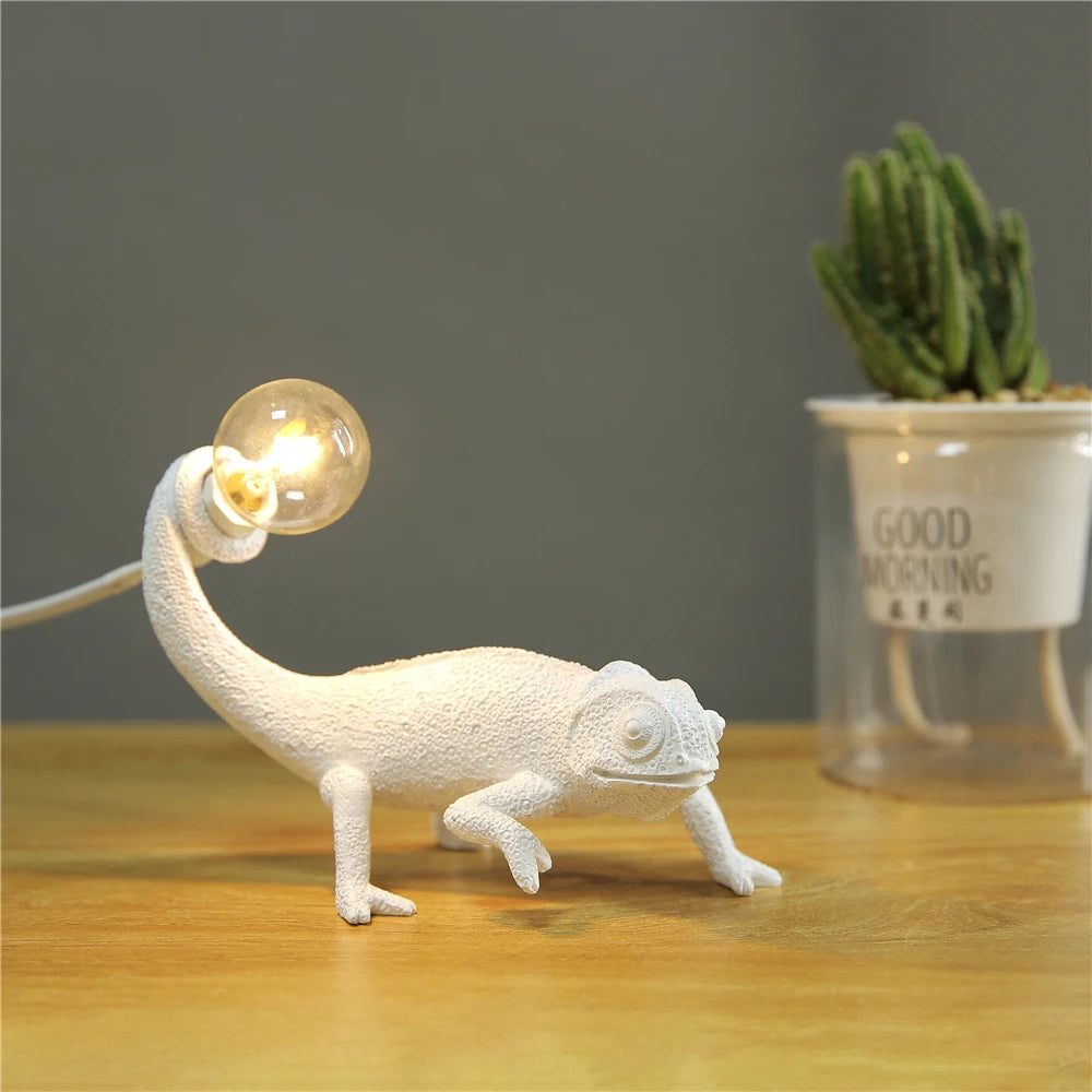 applique murale lézard mignon en résine luminaire de nuit - vue 1 sur 11