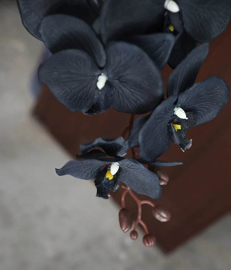 fleurs artificielles orchidée pour décoration mariage et jardin - vue 3 sur 7