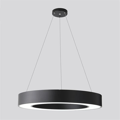 suspension lumière led en métal minimaliste suspendue - vue 2 sur 16