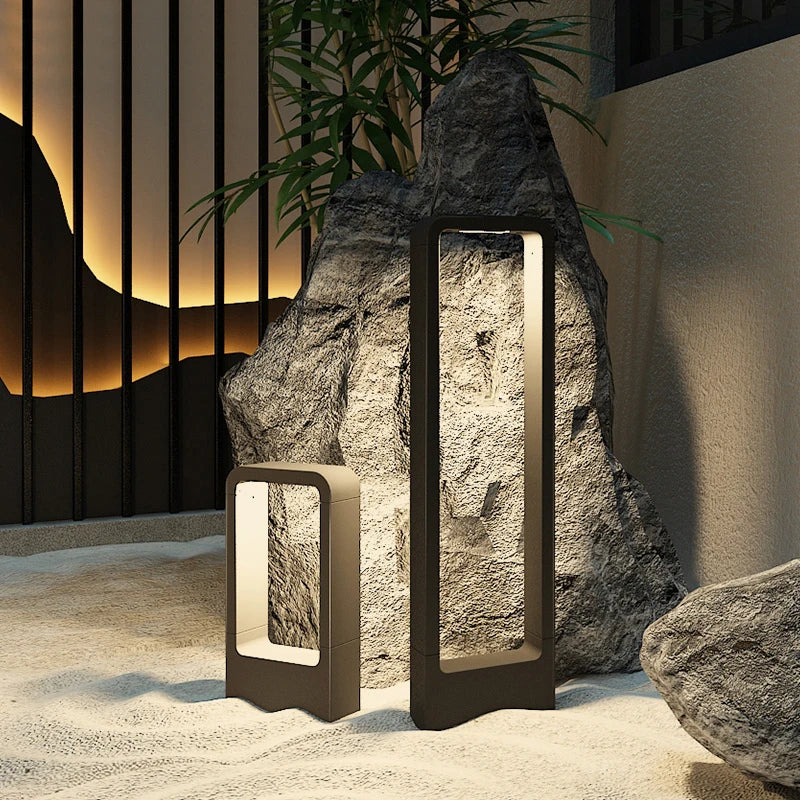 Lumières extérieures lumières de jardin lumières de pelouse modernes en aluminium étanche IP54 Villas lumières de paysage lumières de pelouse de paysage de cour - vue 1 sur 10