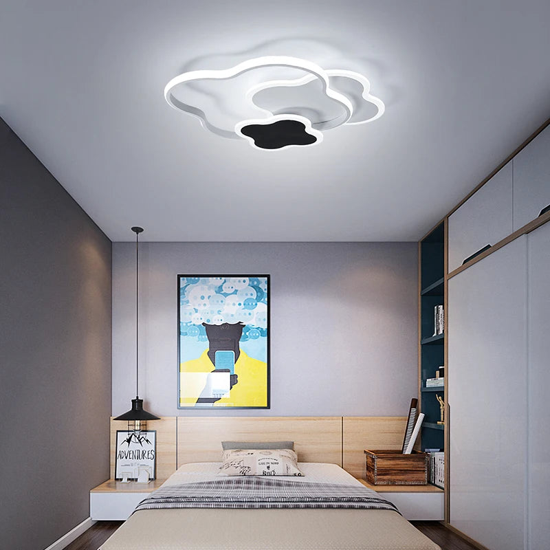 plafonnier en aluminium décoratif pour intérieur lumineux et élégant - vue 5 sur 10