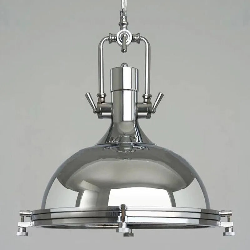 lustre industriel en fer style nordique pour cadeaux de nouvel an - vue 10 sur 14