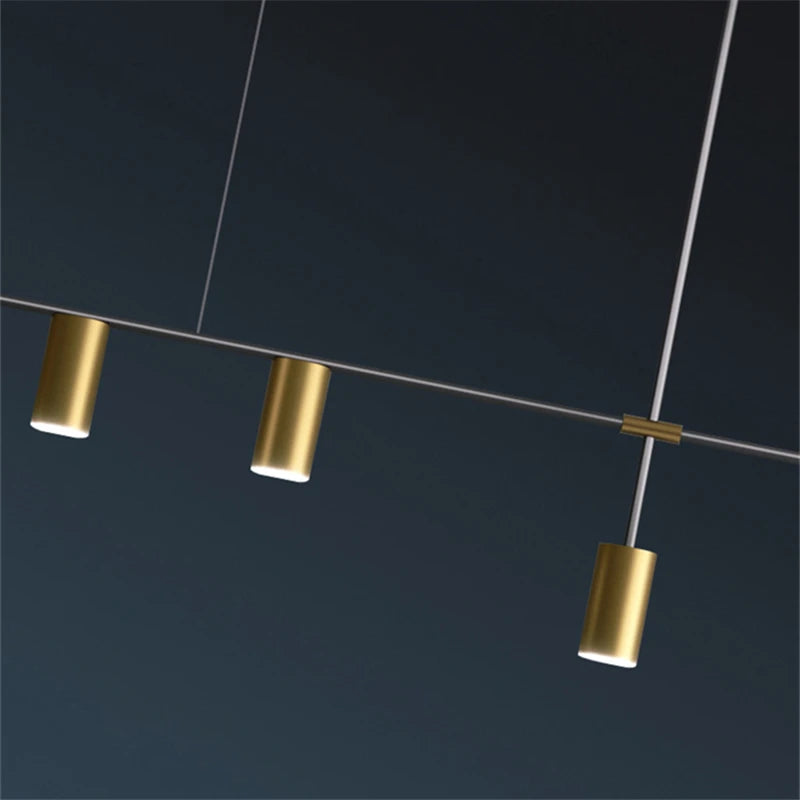 lustre simple led moderne pour café restaurant - vue 4 sur 11
