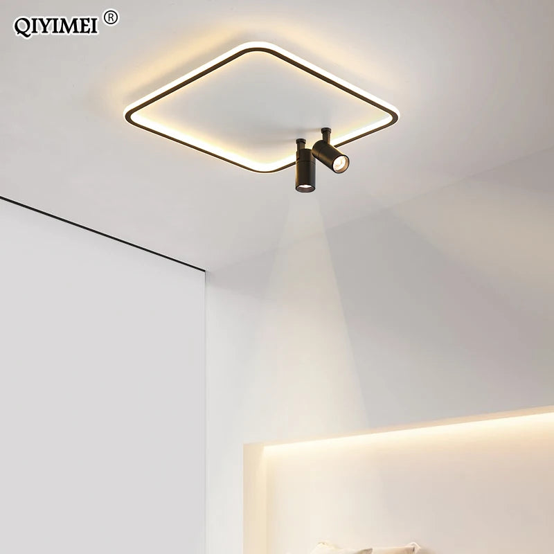 lustre led moderne pour intérieur décoration lumière projecteur - vue 4 sur 16