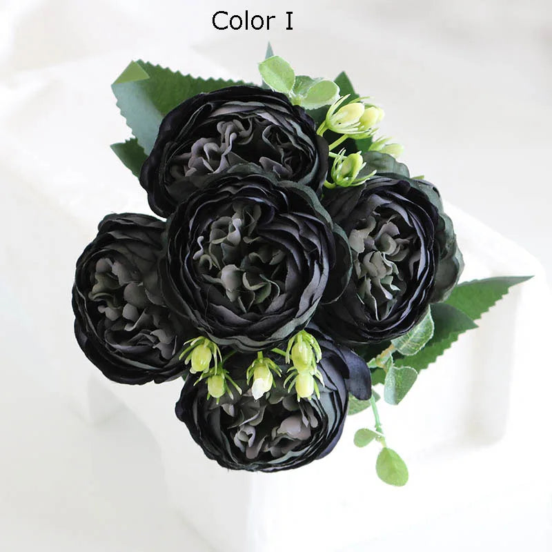 bouquet de fleurs artificielles pour décoration de jardin et mariage - vue 5 sur 18