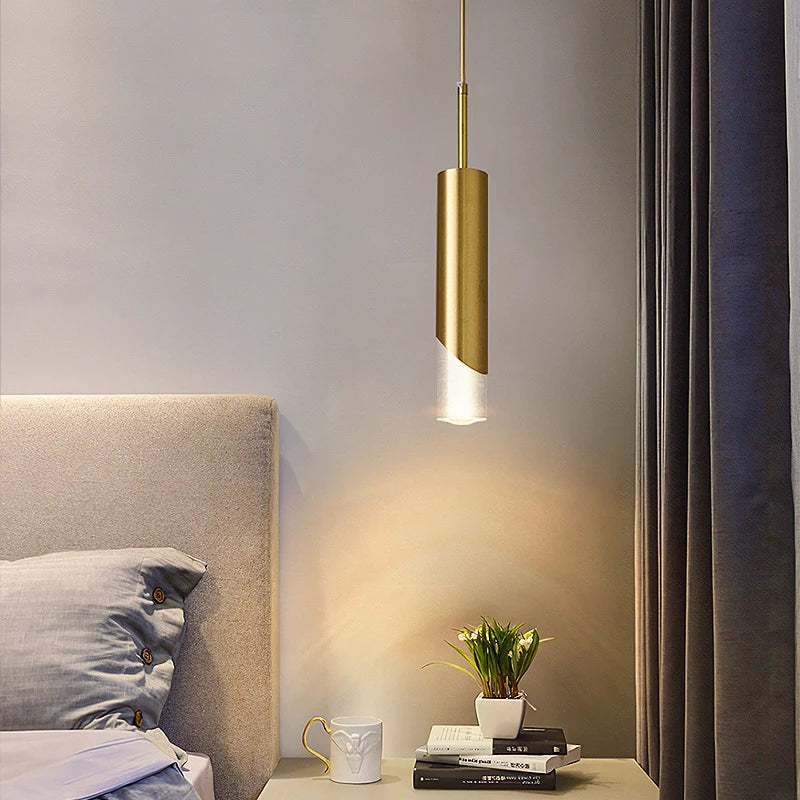 suspension en verre à led pour éclairage moderne intérieur - vue 4 sur 7