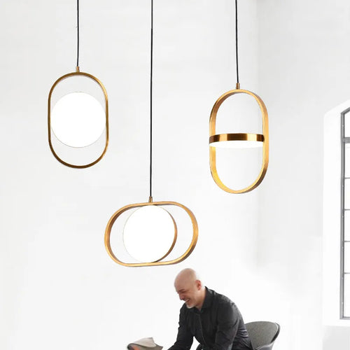 suspension led rotative design pour café bar restaurant et hall - vue 3 sur 14