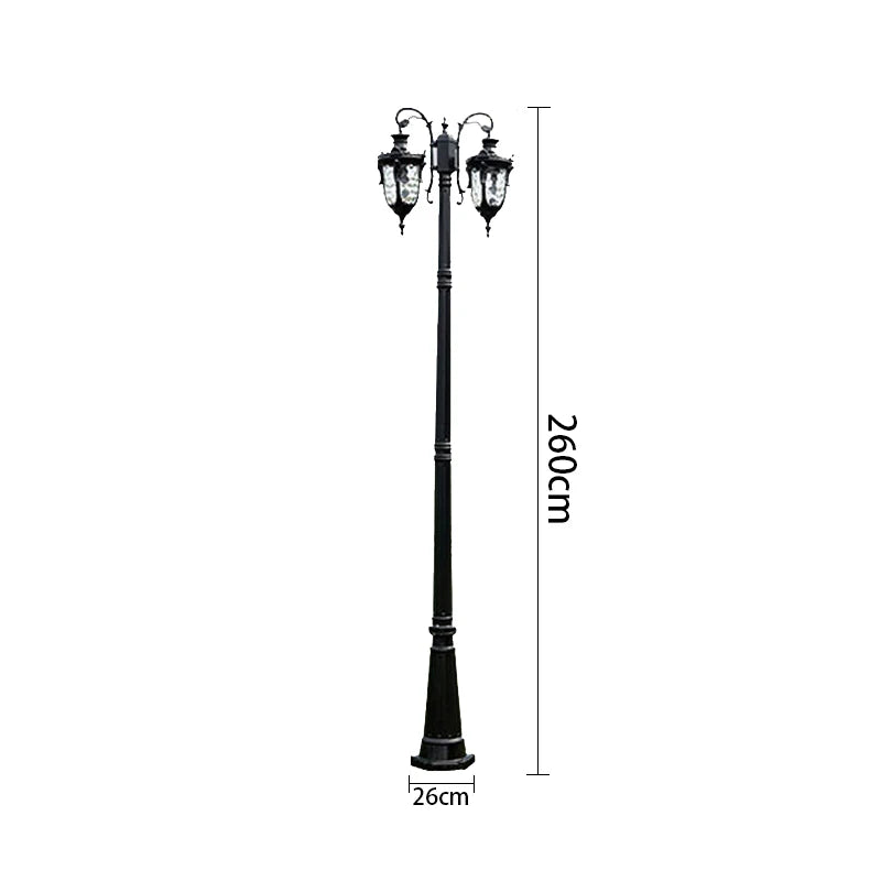 (H≈2.6M)Villa Home Outdoor Garden Light Park Community Landscape Street Project Lighting Street Lamp