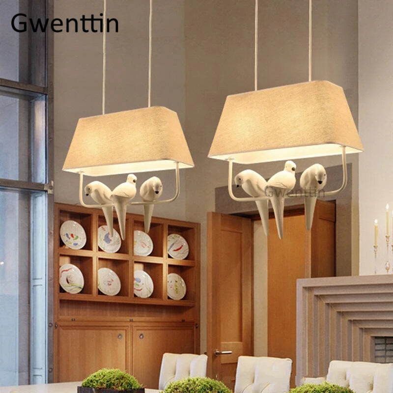 suspension décorative en forme d'oiseau pour intérieur moderne - vue 5 sur 9