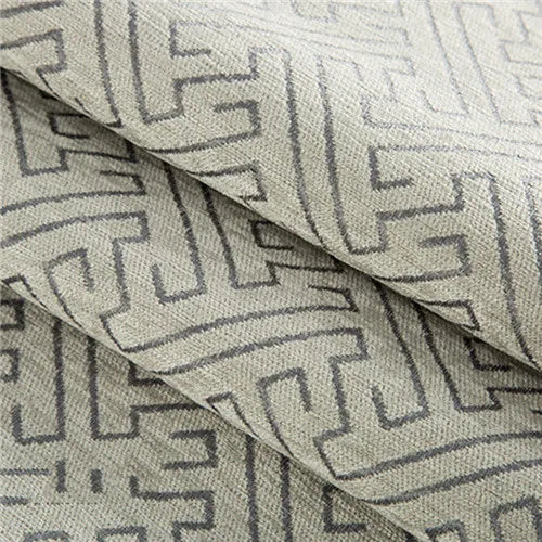 Rideau occultant motif géométrique style moderne sur mesure - vue 7 sur 11